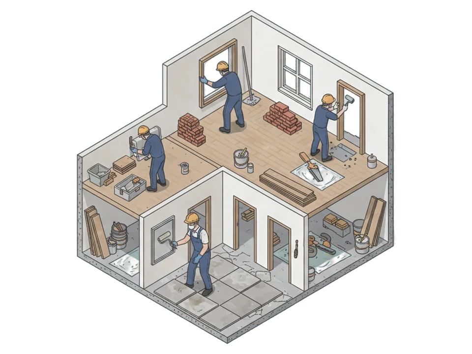 Ilustração: construção e reformas