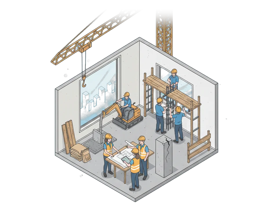 Ilustração: engenharia civil